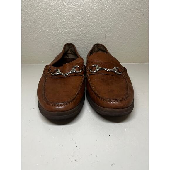 Johnston & Murphy horse-bit loafers - good condition- size 8.5 - Picture 2 of 9